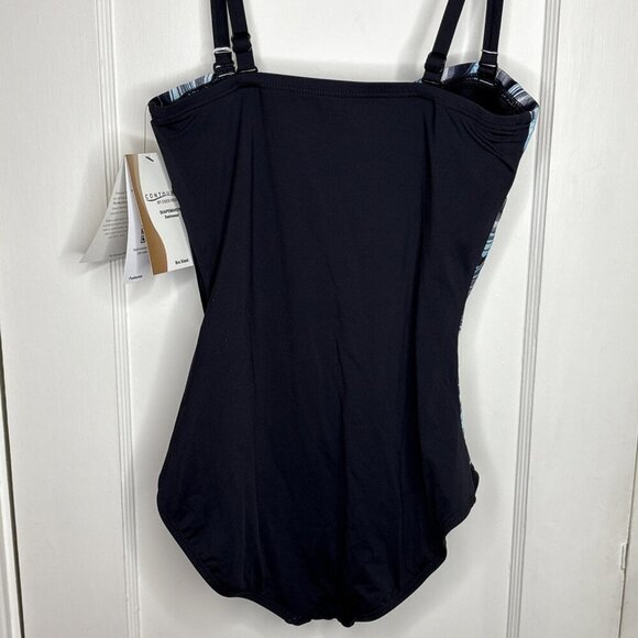 Contours by CoCo Reef NWT One Piece ShapeMaker Bra Sized Bathingsuit Size 10/34C - Picture 9 of 9